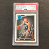 2018-19 Panini Donruss #104 DONTE DIVINCENZO Signed Card AUTO PSA/DNA Slabbed RC Bucks