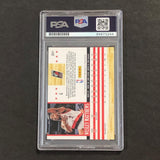 2011-12 Panini NBA Hoops #201 Wesley Matthews Signed Card AUTO PSA Slabbed