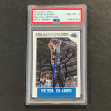 2015-16 NBA Hoops #210 Victor Oladipo Signed Card AUTO GRADE 10 PSA/DNA Slabbed Magic