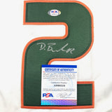 Deon Bush Signed Jersey PSA/DNA Miami Chicago Bears Autographed