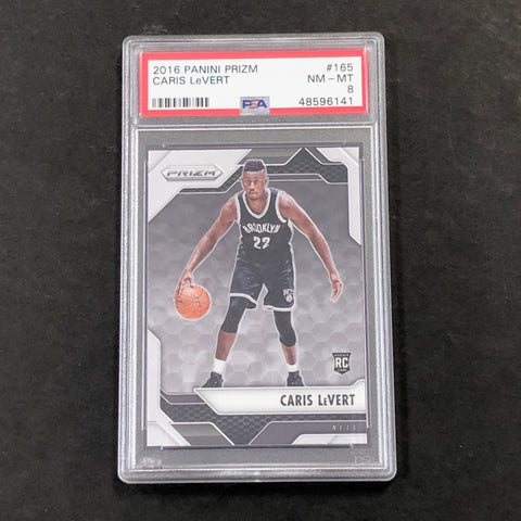 2016 Panini Prizm #165 Caris LeVert PSA 8 NM-MT Rookie Card