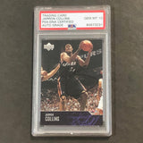 2003-04 Upper Deck #281 Jarron Collins Signed Card AUTO PSA Slabbed Jazz