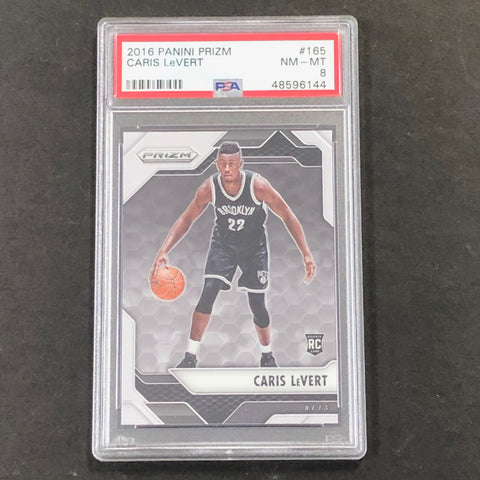 2016 Panini Prizm #165 Caris LeVert PSA 8 NM-MT Rookie Card