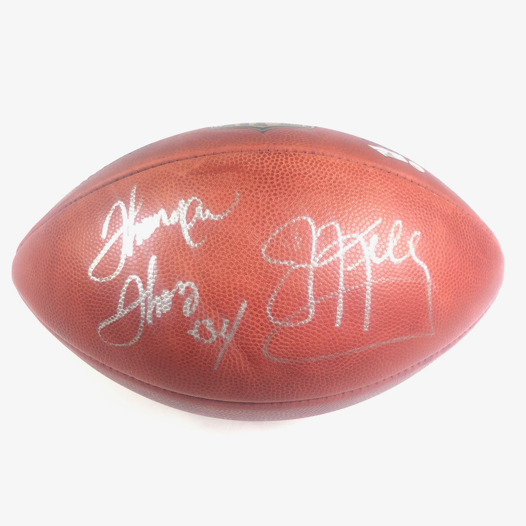 JIM KELLY THURMAN THOMAS signed Football Fanatics Buffalo Bills