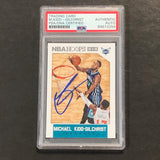 2015-16 NBA Hoops #244 Michael Kidd-Gilchrist Signed Card AUTO PSA Slabbed Hornets