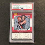 2021-22 Panini Instant #YO-34 Greg Brown Signed AUTO PSA Slabbed Trail Blazers