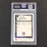2008-09 Fleer #171 Kevin Martin Signed Card AUTO 10 PSA Slabbed Kings