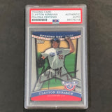 2012 Topps Opening Day Stars #ODS-15 Clayton Kershaw Signed Card PSA Slabbed Auto Dodgers