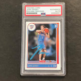 2021-22 NBA Hoops #202 Josh Giddey Signed Card AUTO PSA Slabbed RC Thunder