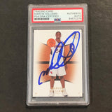 2007-08 Upper Deck SP Authentic #10 Marvin Williams Signed AUTO PSA Slabbed Hawks