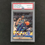 2010-11 Panini Donruss #126 Corey Brewer Signed Card AUTO 10 PSA Slabbed Timberwolves