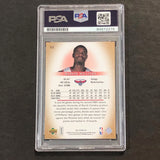 2007-08 Upper Deck SP Authentic #10 Marvin Williams Signed AUTO PSA Slabbed Hawks