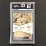 2015 Panini Contenders School Colors #6 Carson Fulmer Signed Card PSA Slabbed Auto Vanderbilt