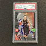 2009-10 Adrenalyn XL #54 Jose Calderon Signed Card AUTO PSA Slabbed Raptors