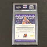 2012-13 Panini Basketball Spirit on the Game #22 Michael Beasley Signed Card AUTO PSA Slabbed Suns