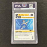 2021-22 Panini NBA Hoops Arriving Now #20 Moses Moody Signed Card AUTO 10 PSA Slabbed Warriors