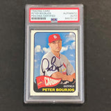 2014 Topps Heritage #397 Peter Bourjos Signed Card PSA Slabbed Auto Cardinals
