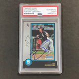 2018 Bowman Chrome 20th Anniversary #98B-NM Nick Madrigal Signed Card PSA Slabbed Auto White Sox