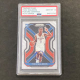 2020-21 Panini Prizm #289 Theo Maledon Signed Card AUTO GRADE 10 PSA Slabbed RC Thunder