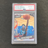 2017-18 Panini Prestige #45 Justice Winslow Signed Card AUTO 10 PSA/DNA Slabbed Heat