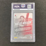2017-18 Panini Prestige #45 Justice Winslow Signed Card AUTO 10 PSA/DNA Slabbed Heat