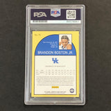 2021 Panini Chronicles Hoops #45 Brandon Boston Jr Signed Card AUTO PSA Slabbed Kentucky
