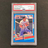 1991 Donruss #135 Lance Parrish Signed Card PSA Slabbed Auto Angels