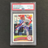 2011 Topps #267 Jose Contreras Signed Card PSA Slabbed Auto Phillies