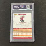 2012-13 Panini NBA Hoops #161 Udonis Haslem signed Auto Card PSA/DNA Slabbed Heat