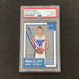 2015-16 NBA Hoops #285 Mario Hezonja Signed Rookie Card AUTO PSA/DNA Slabbed RC Magic