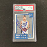 2015-16 NBA Hoops #285 Mario Hezonja Signed Rookie Card AUTO PSA/DNA Slabbed RC Magic