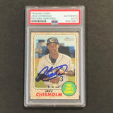 2017 Topps Heritage Minors #7 Jazz Chisholm Signed Card PSA Slabbed Auto Marlins