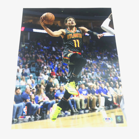 Trae Young signed 11x14 photo PSA/DNA Atlanta Hawks Autographed