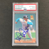 1993 Fleer Ultra #385 Rich Renteria Signed Card PSA Slabbed Auto Marlins