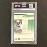 2001 Upper Deck Golf #3 Sergio Garcia Signed Card PSA/DNA Autographed Slabbed