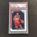 2018-19 Panini NBA Hoops #264 TROY BROWN JR. Signed Card AUTO PSA RC Rookie Slabbed Wizards
