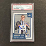 2015-16 NBA Hoops #284 Nemanja Bjelica Signed Card AUTO PSA/DNA Slabbed RC Timberwolves