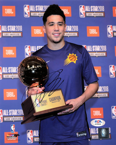 Devin Booker signed 8x10 photo PSA/DNA Phoenix Suns Autographed