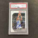 2019-20 NBA Hoops #173 Rudy Gay Signed AUTO 10 PSA Slabbed Spurs