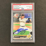 2017 Bowman Draft #BD-44 Shane Baz Signed Card PSA Slabbed Auto Pirates