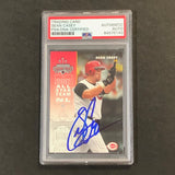 2003 Donruss Champions #73 Sean Casey Signed Card PSA Slabbed Auto Reds