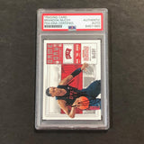 2018 Panini Contenders Draft Picks #28 Brandon McCoy Signed Card AUTO PSA Slabbed UNLV