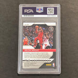 2018-19 Panini Prizm #113 Delon Wright Signed Card AUTO PSA Slabbed Raptors