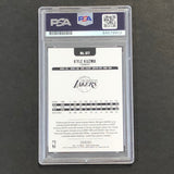 2017-18 NBA Hoops Teal #277 Kyle Kuzma Signed Card Auto PSA Slabbed RC Lakers