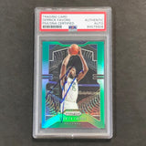 2019-20 Panini Prizm Green #169 DERRICK FAVORS Signed Card AUTO PSA Slabbed Pelicans