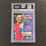 1992-93 Topps Stadium Club #25 Hersey Hawkins Signed Card AUTO 10 PSA Slabbed 76ers