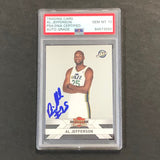 2010-11 Panini Threads #83 Al Jefferson Signed AUTO PSA Slabbed Jazz