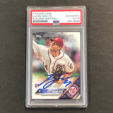 2016 Topps Update #213 Lucas Giolito Signed Rookie Card PSA Slabbed Auto RC Nationals