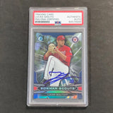 2015 Bowman Scouts Fantasy Impacts #BSILG Lucas Giolito Signed Card PSA Slabbed Auto Nationals