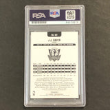 2017-18 NBA Hoops #127 J.J. Barea Signed Card AUTO PSA/DNA Slabbed Mavericks